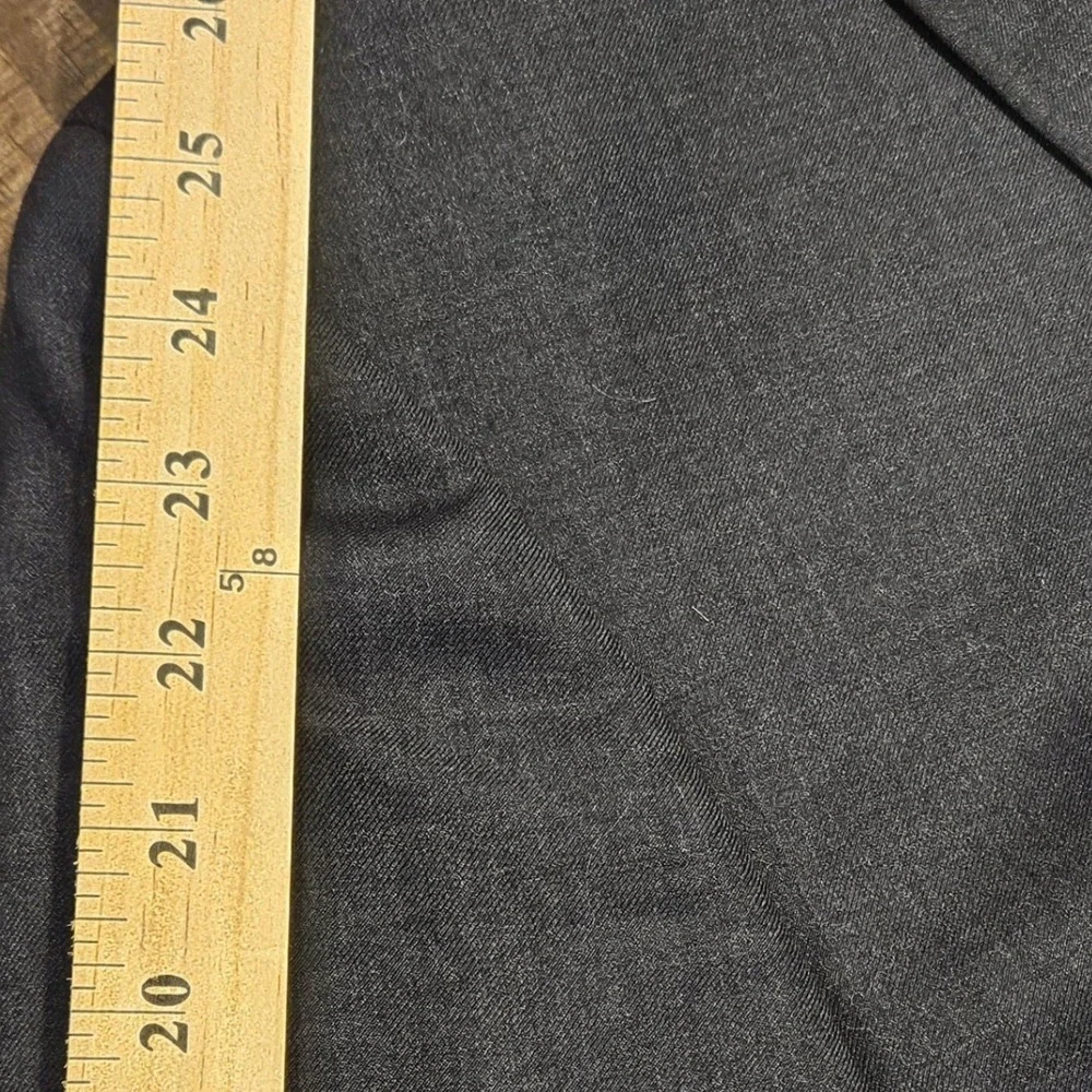 $450 Calvin‎ Klein Men's Dark Grey Slim Fit Stretch Sport Coat 100% Wool  h98